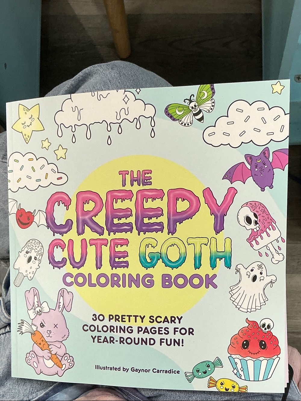 The Creepy Cute Goth Coloring Book – Pastel Multi (Gaynor Carradice)